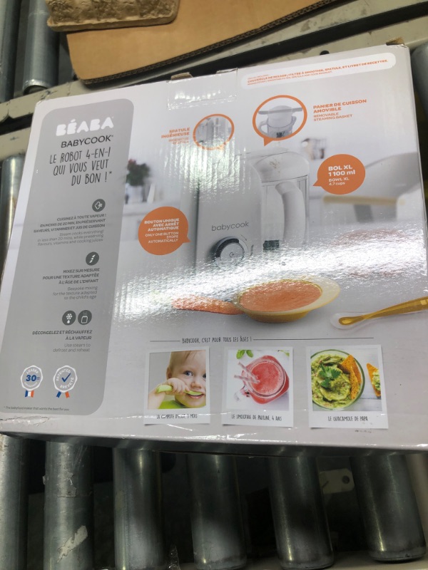 Photo 4 of 
BEABA Babycook Solo 4 in 1 Baby Food Maker, Baby Food Processor, Steam Cook and Blender, Large Capacity 4.5 Cups, Cook healthy baby food at Home, Dishwasher...