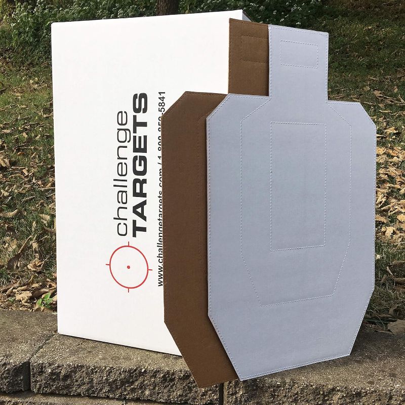 Photo 1 of HZTZDMHH IPSC/USPSA Water Resistant Cardboard Target - 50 Pack