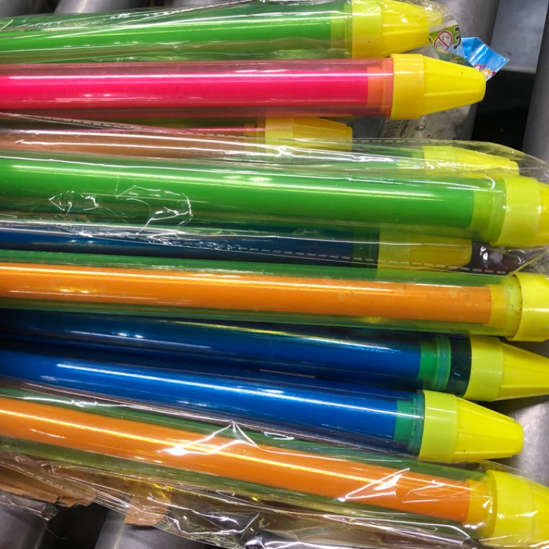 Photo 1 of INvench 22" Crayon Water Gun Set Pool Water Toys - 16 Pcs Big Water Blasters Squirt Water Guns Bulk Pool Beach Party Games Water Toys for Kids Toddlers Ages 4-8