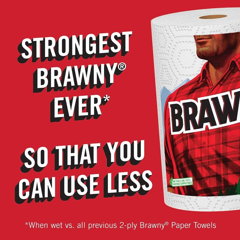 Photo 1 of 
Brawny® Pick-A-Size® Paper Towels, 6 Double Rolls
Color:White