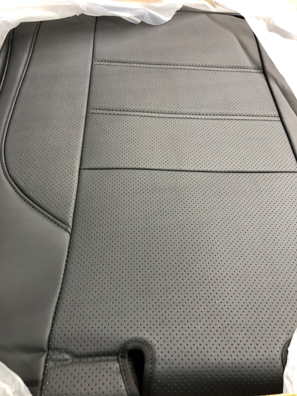 Photo 1 of 
for Toyota 2023 Tacoma Seat Covers 2016-2022 2021 2020 2019 2018 2017, Water Proof Faux Leather Cover Fit for Tacoma Accessories Crew Cab/Double Cab Black