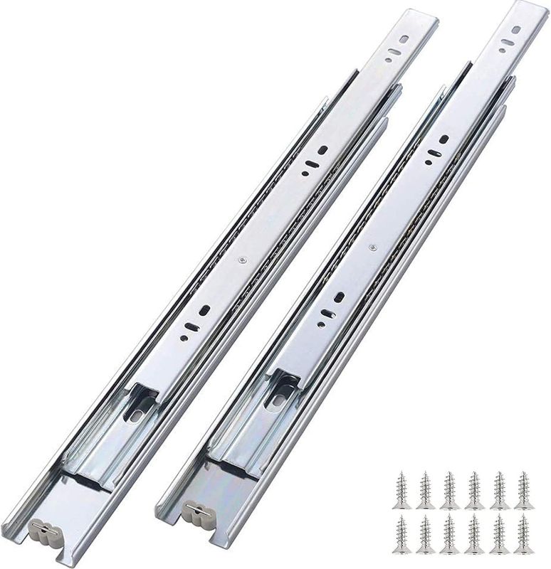 Photo 3 of 
VALISY 2 Pair of 14 Inch Full Extension Side-Mount Ball Bearing Sliding Drawer Slides, Available in 10", 12", 14", 16", 18" and 20"...
