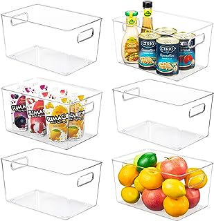 Photo 1 of 
Vtopmart 4 Pack Clear Stackable Storage Bins with Lids, Large Plastic Containers with Handle for Pantry Organization and Storage,Perfect for Kitchen, Fridge...
Item Package Quantity:4