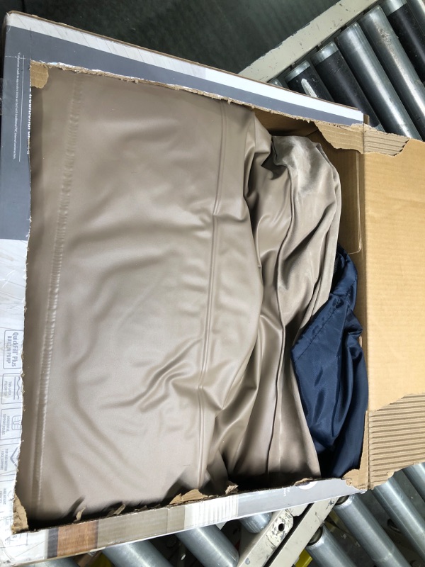 Photo 3 of Intex 64427ED Dura-Beam Delux Ultra Plush Fiber-Tech Inflatable Air Mattress with Built-in Electric Pump, 18" Bed Height, 600lb Capacity, Queen