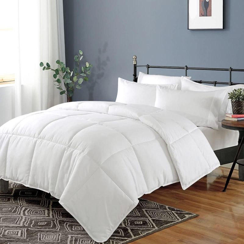 Photo 1 of 
Dafinner Cotton Lightweight Down Alternative Comforter | Cooling Duvet Insert for Warm Weather/Sleepers | Soft GRS Recycled Microfiber Quilt, Thin All...