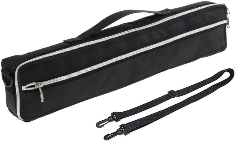 Photo 1 of 
Jiayouy Lightweight 17 Hole Flute Case Cover Bag Carry Bag with Adjustable Shoulder Strap & Plush Lining Black 17.3"x 3.5"x 2.17"