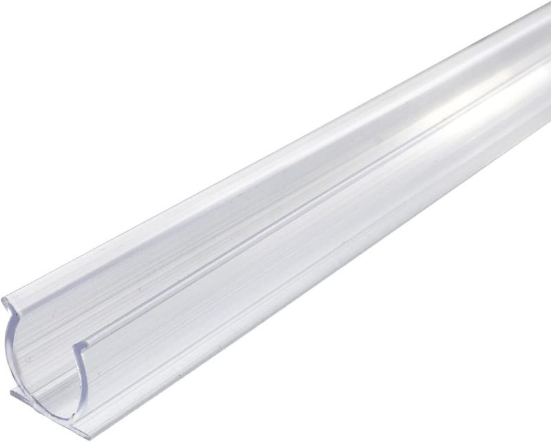 Photo 1 of 
Brilliant Brand Lighting 24 Inch x 1/2 Inch Rope Light Mounting Track - Clear PVC Channel (10 Pack) - 12/120