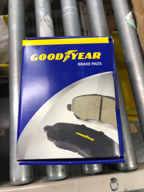 Photo 2 of Goodyear Brakes GYD1159 | Premium Ceramic Front Brake Pads fits Buick Allure 2009, LaCrosse 09-08, Lucerne 11-06; Cadillac DTS 11-06; Chevrolet Impala 13-06, Impala Limited 16-14, Monte Carlo 07-06