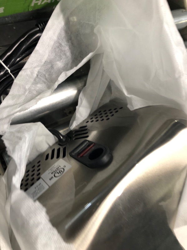 Photo 1 of Alpine Industries 400-10-SSB Alpine Hemlock Automatic Hand Dryer - Heavy Duty Stainless Steel - Commercial High Speed Hot Air Hand Blower | 1800Watts | 110-120Volts | Quick & Easy Installation, Brushed Stainless Steel Brushed Stainless Steel Hemlock