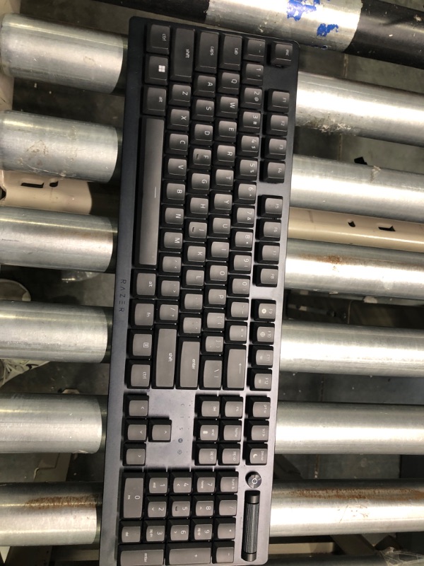 Photo 3 of Razer DeathStalker V2 Pro Wireless Gaming Keyboard: Low-Profile Optical Switches - Linear Red - HyperSpeed Wireless & Bluetooth 5.0-40 Hr Battery - Ultra-Durable Coated Keycaps - Chroma RGB DeathStalker V2 Pro Linear Optical Switch