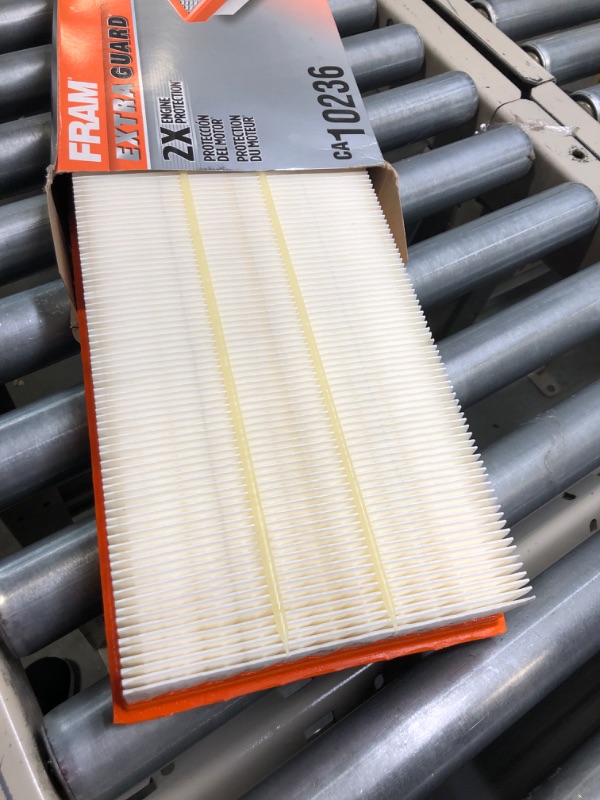 Photo 3 of FRAM Extra Guard Engine Air Filter Replacement, Easy Install w/Advanced Engine Protection and Optimal Performance, CA10236 for Select Audi, Land Rover, Porsche and Volkswagen Vehicles