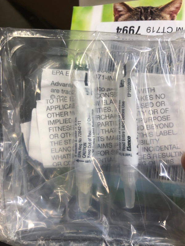 Photo 1 of Advantage XD Large Cat Flea Prevention & Treatment For Cats over 9lbs. | 2-Topical Doses, 2-Months of Protection Per Dose 2 Doses (4-Month Coverage)