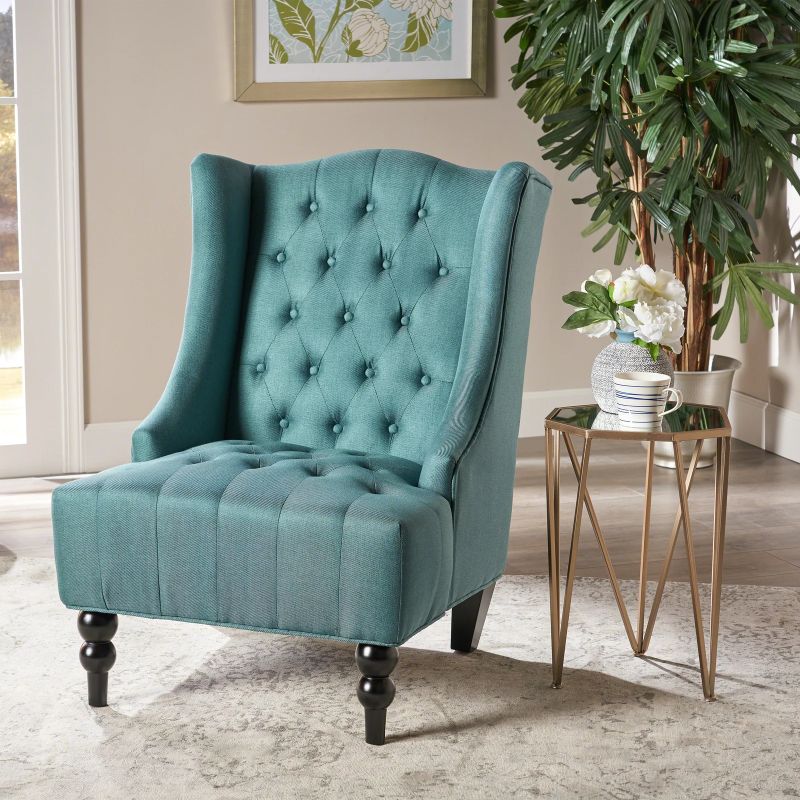 Photo 1 of Danni-Lee Upholstered Wingback Chair
