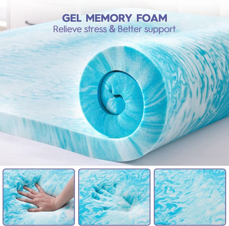 Photo 1 of  3 Inch Memory Foam Mattress Topper
size full 