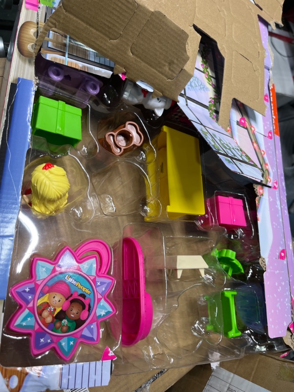 Photo 1 of Fisher-Price Little People Barbie Advent Calendar and Toddler Playset, 24 Christmas Figures and Play Pieces (Amazon Exclusive)