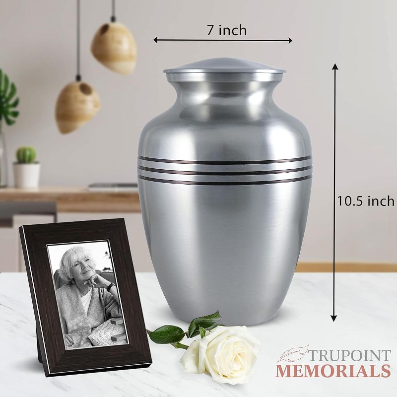 Photo 1 of 
Trupoint Memorials Cremation Urns for Human Ashes - Decorative Urns, Urns for Human Ashes Female & Male, Urns for Ashes Adult Female,