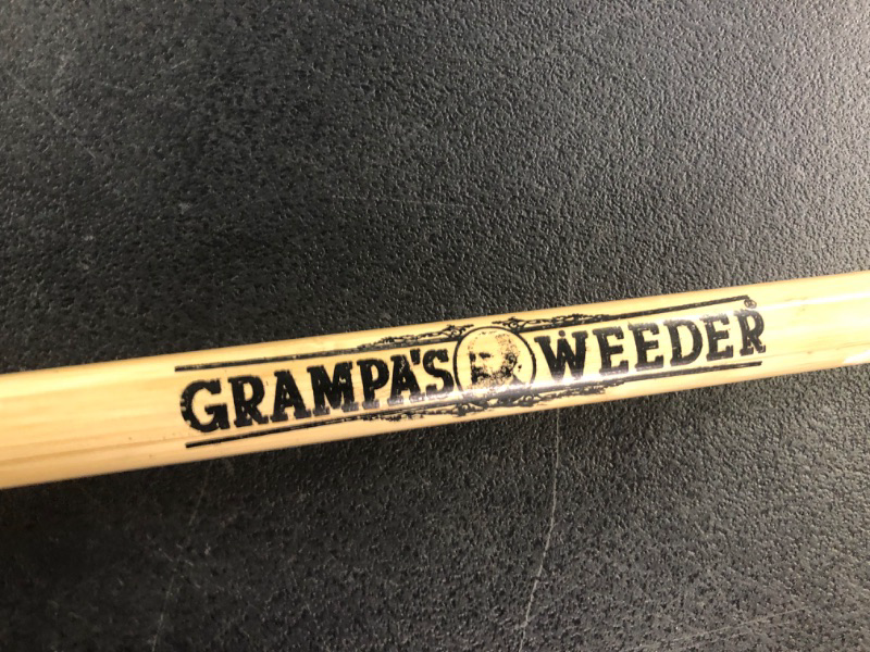 Photo 3 of 
Grampa's Weeder - The Original Stand Up Weed Puller Tool with Long Handle - Made with Real Bamboo & 4-Claw Steel Head Design