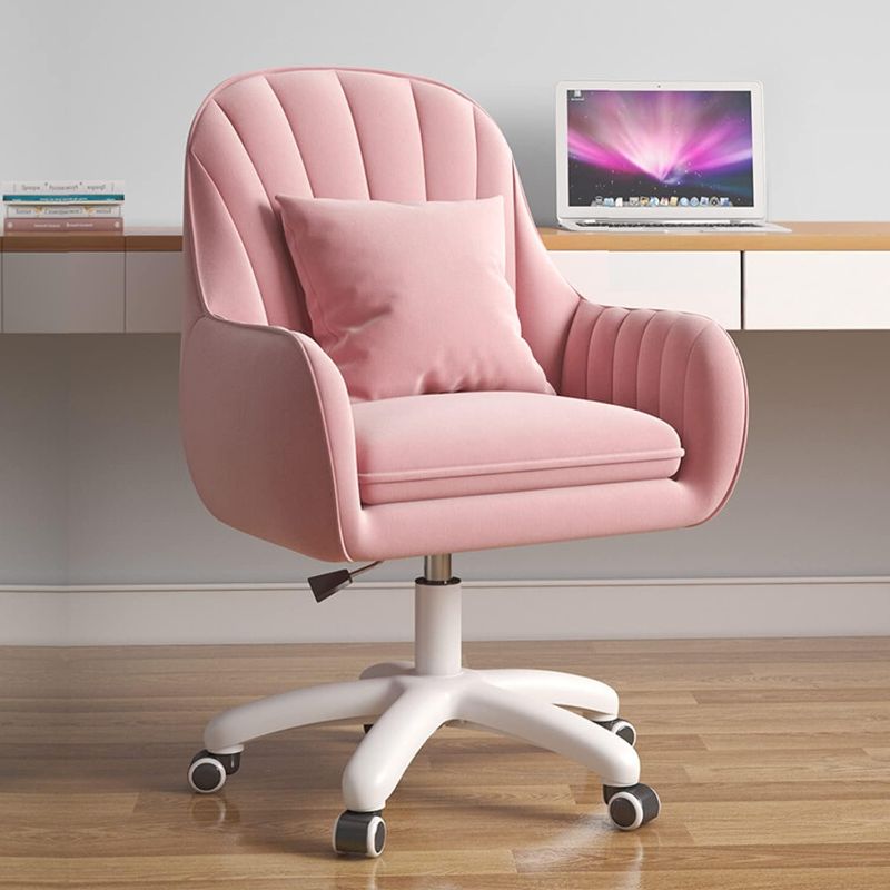 Photo 1 of HDHNBA Cute Office Chair Home Computer Chairs Adjustable Task Chairs Modern Office Chair Makeup Chair 360° Swivel Computer Chair Mid Back Chair Living Room...
