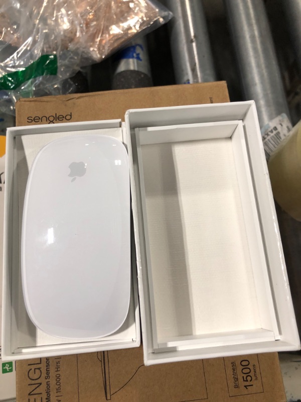 Photo 3 of Apple Magic Mouse (Wireless, Rechargable) - White Multi-Touch Surface