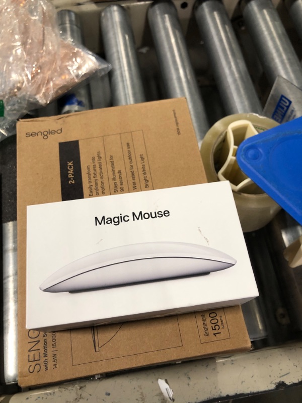 Photo 2 of Apple Magic Mouse (Wireless, Rechargable) - White Multi-Touch Surface