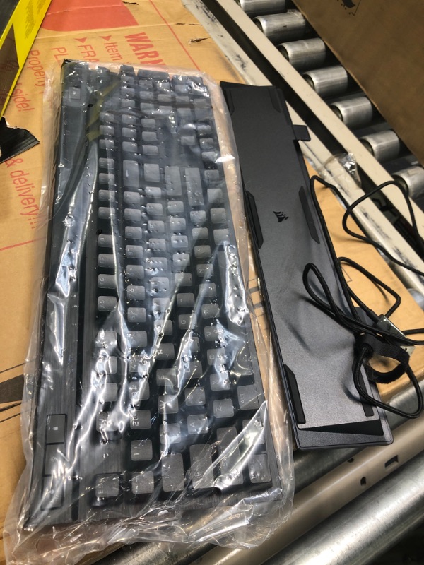 Photo 1 of Corsair K70 RGB PRO Mechanical Gaming Keyboard - Cherry MX Brown Keyswitches - 8,000Hz Hyper-Polling - Durable PBT Double-Shot Keycaps - Magnetic Soft-Touch Palm Rest - Black (QWERTY - NA Layout) K70 RGB PRO MX BROWN (Tactile)
