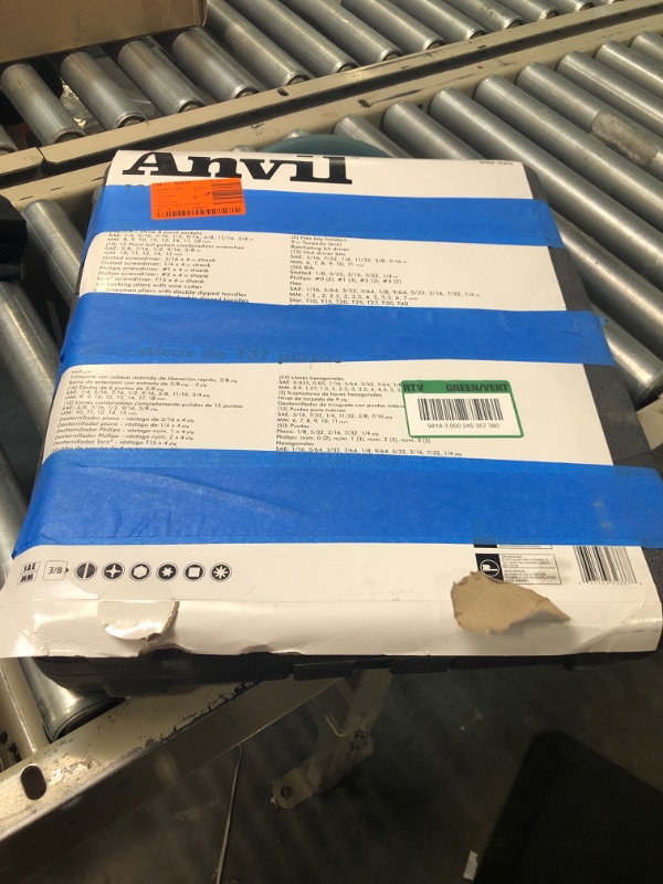 Photo 1 of Anvil 3/8 in. Drive SAE and Metric Home Tool Kit Set (137-Piece)