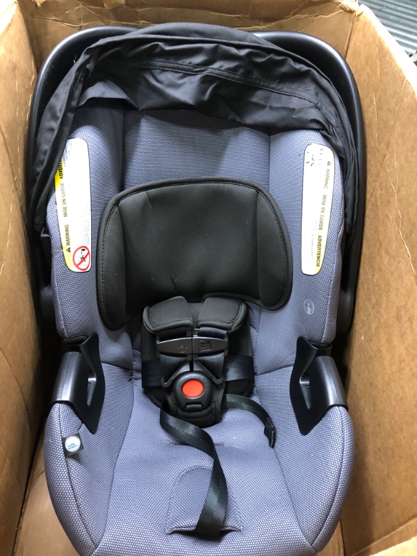 Photo 4 of Britax Willow S Infant Car Seat with Alpine Base, ClickTight Technology, Rear Facing Car Seat with RightSize System, Ruby Onyx