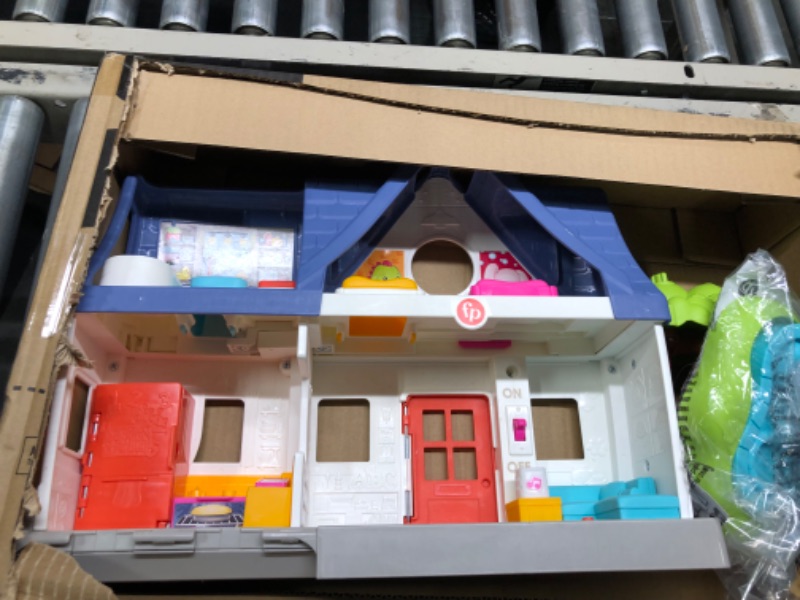 Photo 1 of Fisher-Price Little People Play House Toddler Playset with Lights Music and Smart Stages Learning Content, Friends Together SIOC/FFP