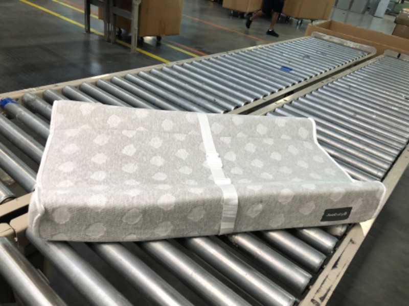 Photo 1 of Contoured Changing Pad - Waterproof & Non-Slip, Includes a Cozy, Breathable, & Washable Cover - Jool Baby
