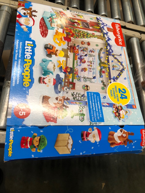 Photo 2 of Fisher-Price Little People Advent Calendar, Christmas santa playset, 24 Toys for Pretend Play, Gift for Toddlers and Preschool Kids Ages 1 to 5 Years