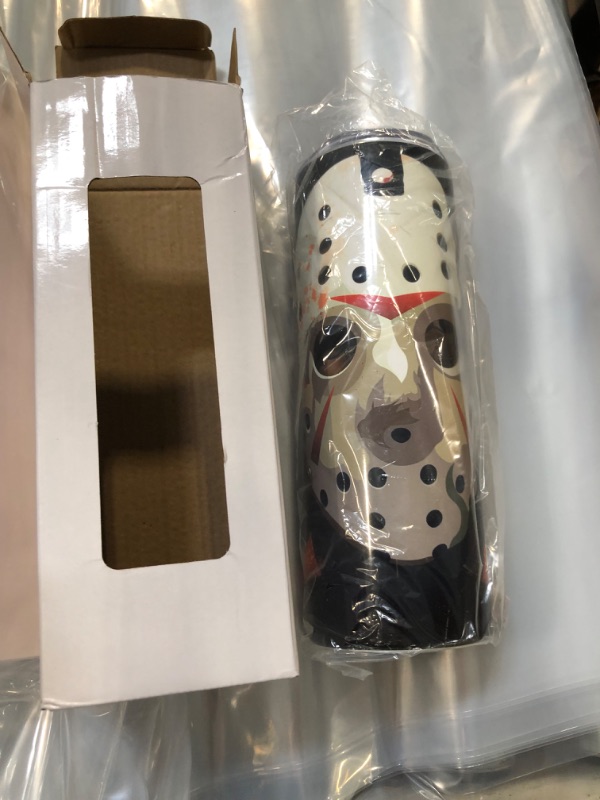 Photo 1 of 20 oz Skinny Tumbler Jason Voorhees