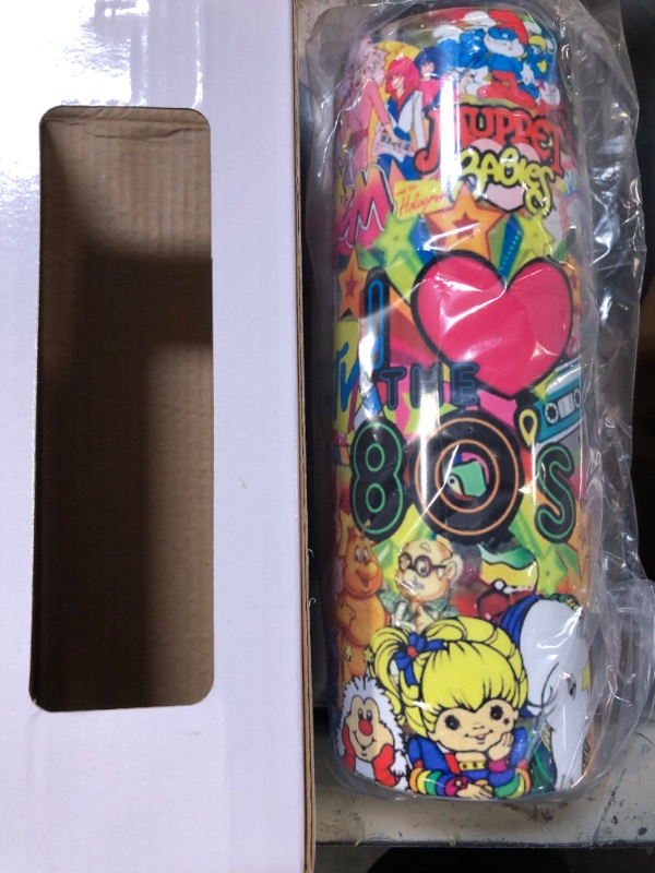 Photo 1 of 20 oz Skinny Tumbler "I Love The 80's"