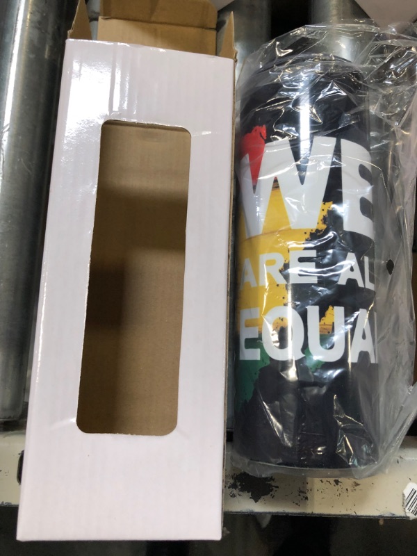 Photo 1 of 20 oz Skinny Tumbler "We Are Equal"