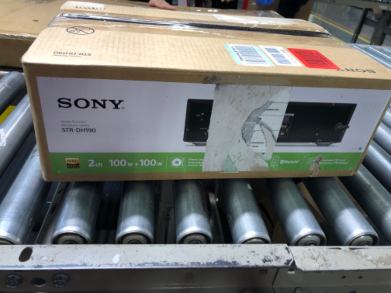 Photo 1 of Sony STRDH190 2-ch Home Stereo Receiver with Phono Inputs & Bluetooth Black