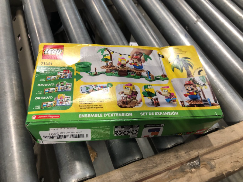 Photo 2 of 
Roll over image to zoom in
LEGO Super Mario Dixie Kong’s Jungle Jam Expansion Set 71421, Super Mario Gift Set for Boys and Girls Ages 7-9, Buildable Toy Game Featuring 2 Brick Built Super Mario Figures with Musical Accessories