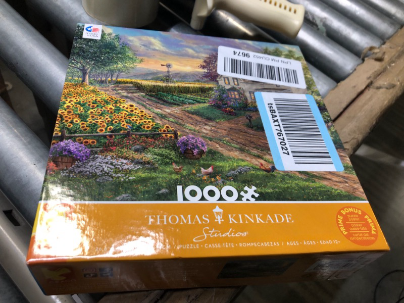 Photo 1 of Ceaco - Thomas Kinkade - Sunflower Fields - 1000 Piece Jigsaw Puzzle