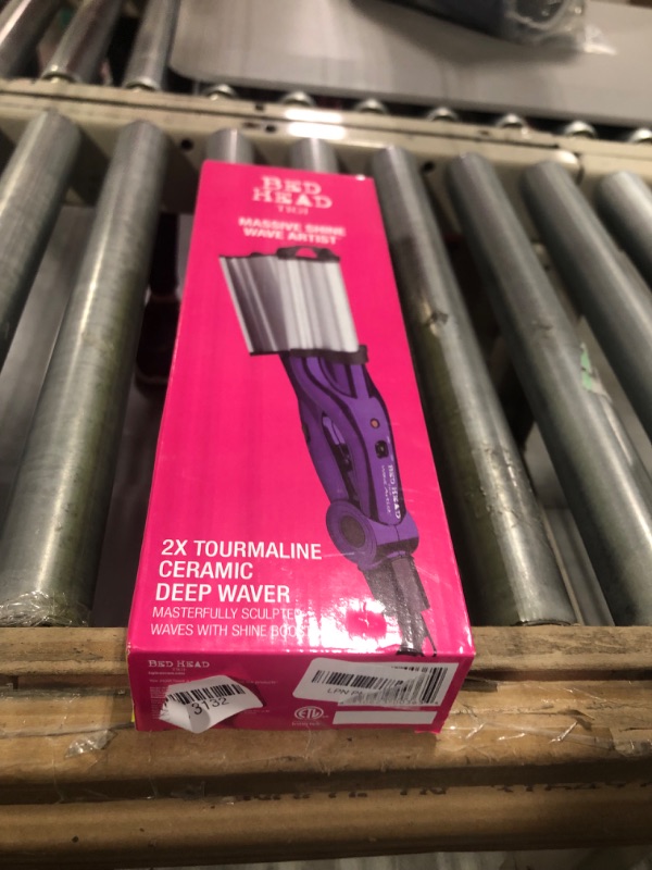 Photo 2 of Bed Head Tourmaline Wave Artist Deep Waver | Combat Frizz and Add Massive Shine for Beachy Waves, (Purple