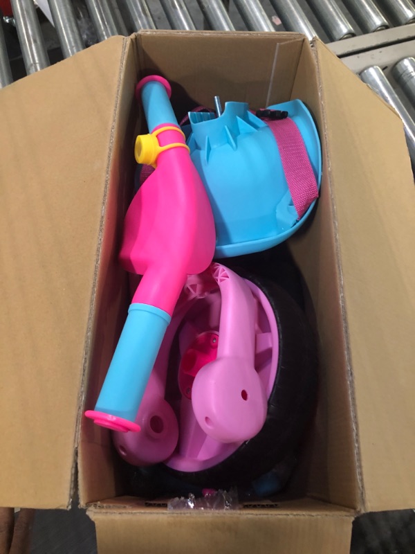 Photo 1 of KRIDDO 2 in 1 Kids Tricycles Age 18 Month to 3 Years, EVA Wheels Upgraded, Gift Toddler Tricycle, Trikes for Toddlers 2 to 3 Year Old with Push Handle and Duck Bell, Pink Eva Wheel-pink EVA Wheel