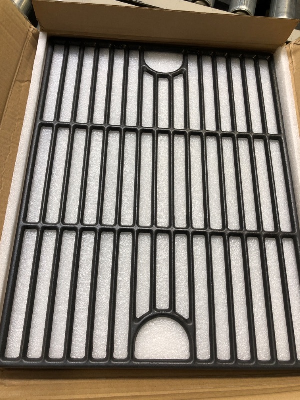 Photo 4 of Adviace 17 Inches Grill Cooking Grates for Home Depot Nexgrill 720-0830H, 720-0783E, 720-0888, 720-0888N, 720-0888S, Cast Iron Grates Grid for Charbroil 463344015, 463449914 Grill Replacement Parts.