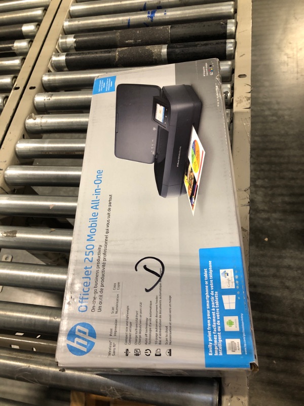 Photo 2 of HP OfficeJet 250 All-in-One Portable Printer with Wireless & Mobile Printing, Works with Alexa (CZ992A) Black