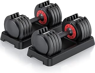 Photo 1 of Adjustable Dumbbell 25LB 5 In 1 Single Dumbbell for Men and Women Multiweight Options Dumbbell with Anti-Slip Nylon Handle Fast Adjust Weight for Home Gym Full Body Workout Fitness