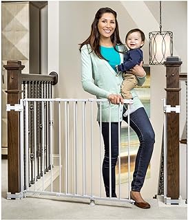 Photo 1 of 2-in-1 Stairway and Hallway Wall Mounted Baby Gate