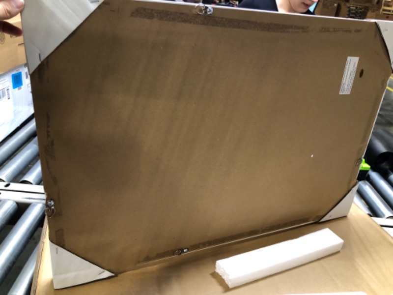 Photo 1 of 15" x 24" Beatrice Pinboard Walnut Brown - DesignOvation