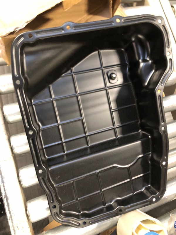 Photo 3 of A-Premium Transmission Oil Pan with Drain Plug Compatible with Dodge Ram 1500/2500/3500 Dakota Durango Jeep Commander Grand Cherokee Liberty AWD 4WD