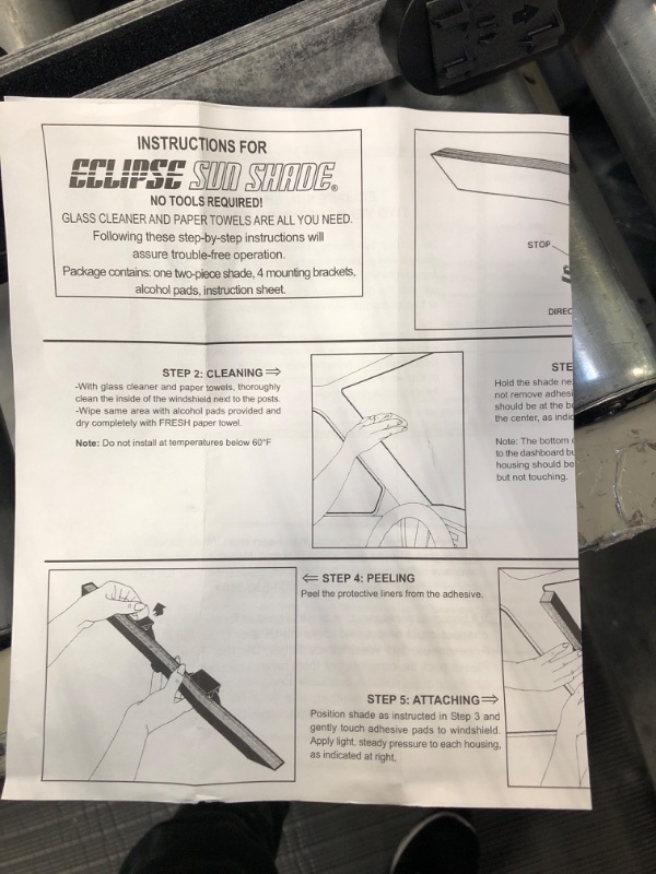 Photo 5 of Eclipse Windshield Sun Shade, 23 Inch