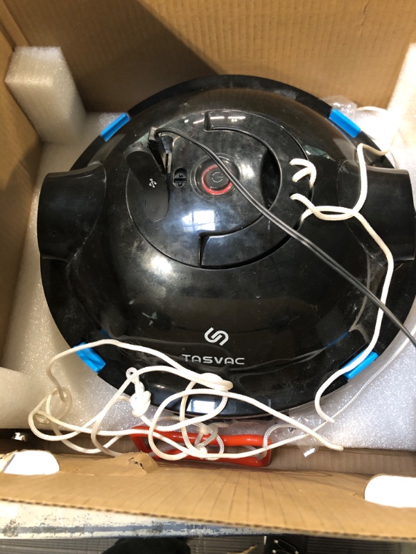 Photo 4 of ???? ??????? TASVAC Cordless Robotic Pool Cleaner, Automatic Pool Vacuum, 90 Mins Runtime, Powerful, Self-Parking, Lightweight, Ideal for Flat Above/In-Ground Pool up to 65 Feet/1100 Sq.Ft