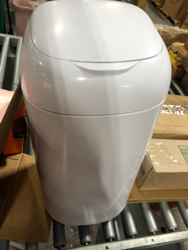 Photo 1 of Diaper Genie Expressions Pail | Odor-Controlling Baby Diaper Disposal System | Includes Diaper Pail and 1 Starter Refill Bag