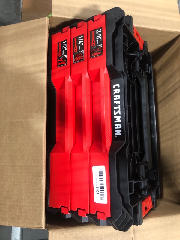 Photo 1 of CRAFTSMAN Plastic Tool Box With Drawers, Organizer and Storage (CMST17804)