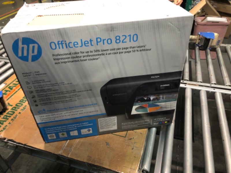 Photo 2 of HP OfficeJet Pro 8210 Wireless Color Printer (D9L64A) with and Instant Ink $5 Prepaid Code Printer + Instant Ink