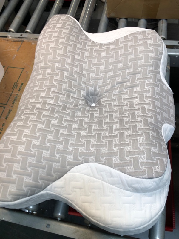 Photo 3 of Elviros Cervail Memory Foam Pillowcase Grey (NOT Pillow)